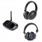 Avantree HT5009 & Aria - Wireless Headphones for TV Watching w/Bluetooth Transmitter & Blu