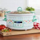The Pioneer Woman 5 qt Meandering Geo Slow Cooker with Digital Timer