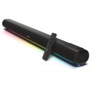 Soundbar: Home Theater Bluetooth Sound Bar With Multicolor Led Lights, 30W Speakers, Remot