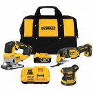 DEWALT 20V MAX Power Tool Combo Kit, Cordless Woodworking 3-Tool Set with 5ah Battery and 