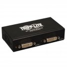 Tripp Lite 2-Port DVI Splitter with Audio and Signal Booster, Single Link 1920x1200 at 60H