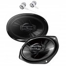 Pioneer TS-G6930F 800 Watts Max Power 6 x 9"" 3-Way G-Series Coaxial Full Range Car Audio S