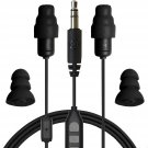 Guardian Plus In-Ear Earplug Earbud Hybrid - Noise Reduction In-Ear Headphones With Noise