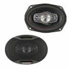 Gtx695 6"" X 9"" 5-Way Coaxial Car Speakers 750 Watts 4 Ohm