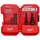 Milwaukee Step Drill Bit Kit (10-Piece) -48-89-9222