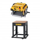 DEWALT DW735 13-Inch, Two Speed Thickness Planer with Planer Stand with Integrated Mobile 