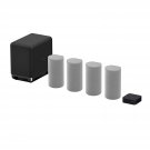 Sony HT-A9 7.1.4ch High Performance Home Theater Speaker System with Sony SA-SW5 300W Wire