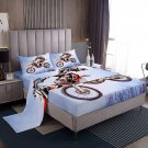 Motocross Rider Bed Sheet Set Extreme Sports Bedding Sheets Kids Boys Girls Motorcycle Bed