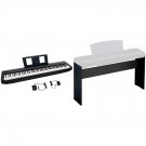 YAMAHA P45, 88-Key Weighted Action Digital Piano (P45B) & L85 Keyboard Stand, Black
