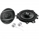Pioneer TS-A1680F A Series 6.5"" 350 Watts Max 4-Way Car Speakers Pair with Carbon and Mica