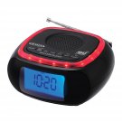JENSEN JEP-725 Digital AM/FM Weather Band Alarm Clock Radio with NOAA Weather Alert and To