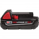 Milwaukee Electric Tool 48-11-1820 Red Lithium 2.0 Compact Battery Pack, 3.3"" x 6"" x 5.6""