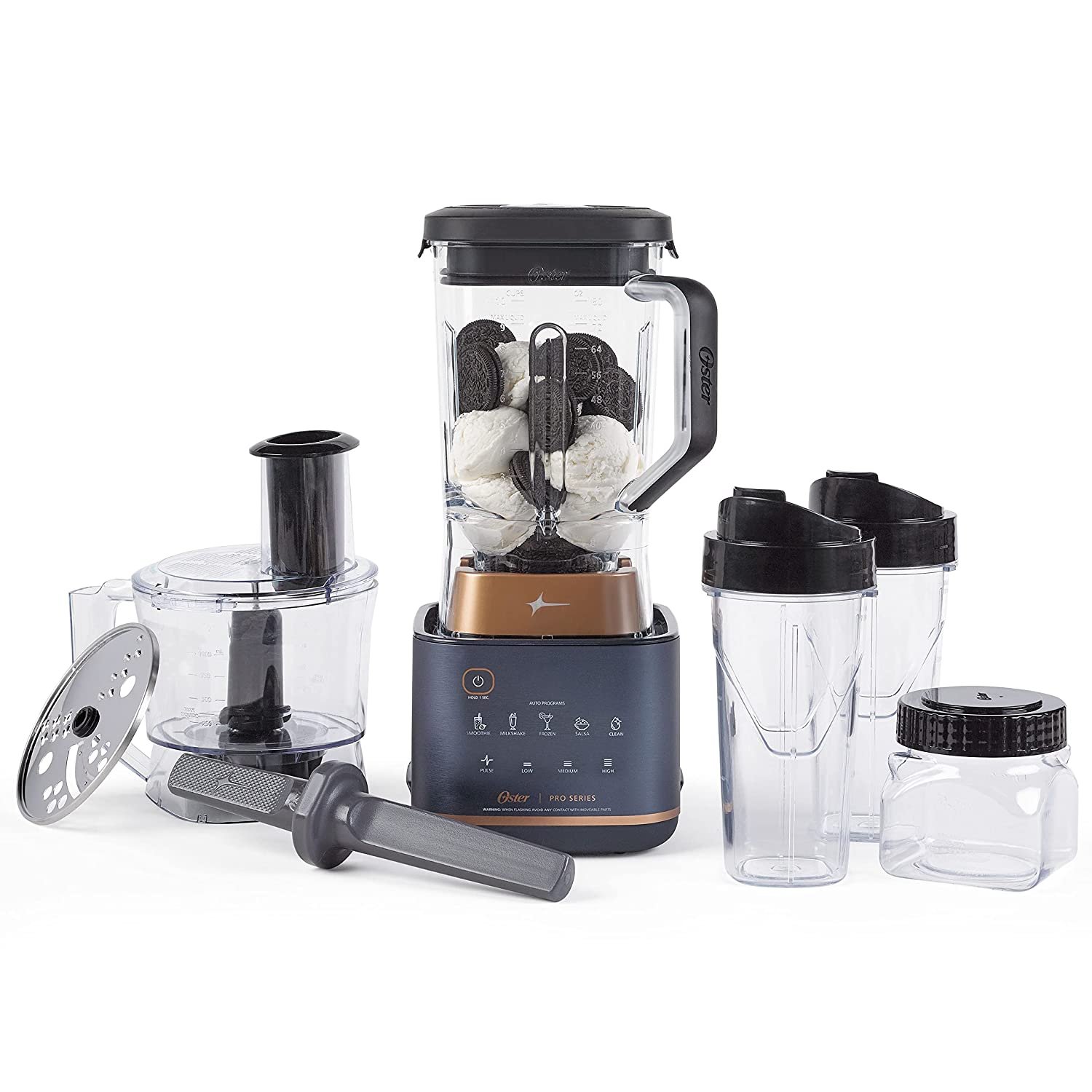 Oster Pro Series Kitchen System with XL 9-Cup Tritan Jar, Food ...