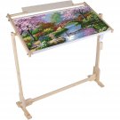 Adjustable Embroidery Stand, Wooden Cross Stitch Frame Floor Stand 360