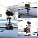 Action Camera Suction Cup Mount With Adhesive Pad For Car Dashboard Vehicle Windshield &