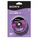 Sony 10DMW30RS2H 8cm DVD-RW 10-Pack Spindle Skin Pack