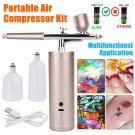 Portable Air Compressor Kit Air-Brush Paint Spray Gun Cake Tattoo Art Airbrush
