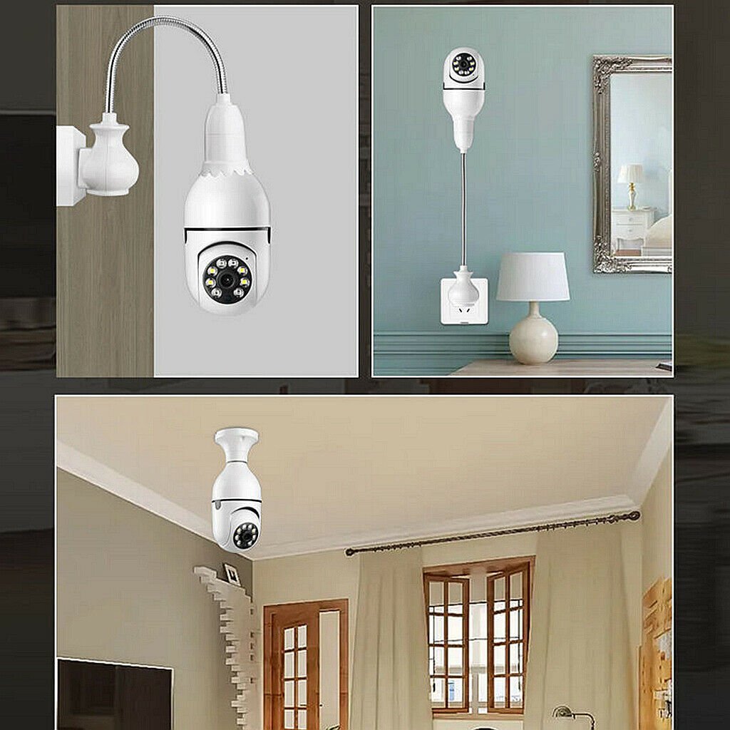 360&Acirc;&deg; 1080P Ip E27 Light Bulb Camera Wi-Fi Ir Night Smart Home Wireless Security