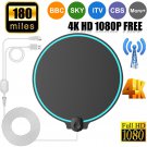 180 Miles Digital Tv Antenna Indoor Hdtv Amplified Digital 1080P Indoor Vhf Uhf
