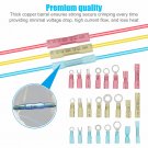 120Pcs 10-22 Awg Heat Shrink Wire Connector Electrical Ring Spade Crimp Terminal