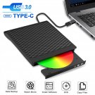Portable Usb 3.0 External Cd Dvd Drive Burner Writer Player For Laptop Computer
