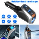 Car Cigarette Lighter Socket Splitter Dc 12V Dual Usb Type-C Pd Chargers Adapter