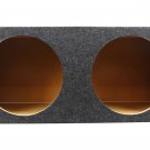 Rockville RD12 Dual 12” 1.25 cu.ft. 3/4” MDF Sealed Subwoofer Enclosure Sub Box
