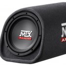 MTX Road Thunder RT8PT 8” 240 Watt Powered Subwoofer In Vented/Ported Bass Tube