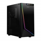 Gaming Atx Mid Tower Gaming Computer Pc Case With Tempered Glass And Argb Led St
