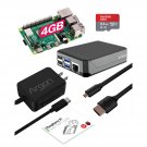 Argon Neo Case With Raspberry Pi 4 (4 Gig) Kit | 64 Gig Sd Card | Micro Hdmi To
