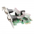 IO Crest 2 Port Serial PCI-e 1.0 x 1 with Full and Low Profile Brackets SI-PEX15