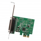 Syba 1 Port Parallel DB25 LPT Printer PCIe x1 with Low Bracket, Support SPP / PS