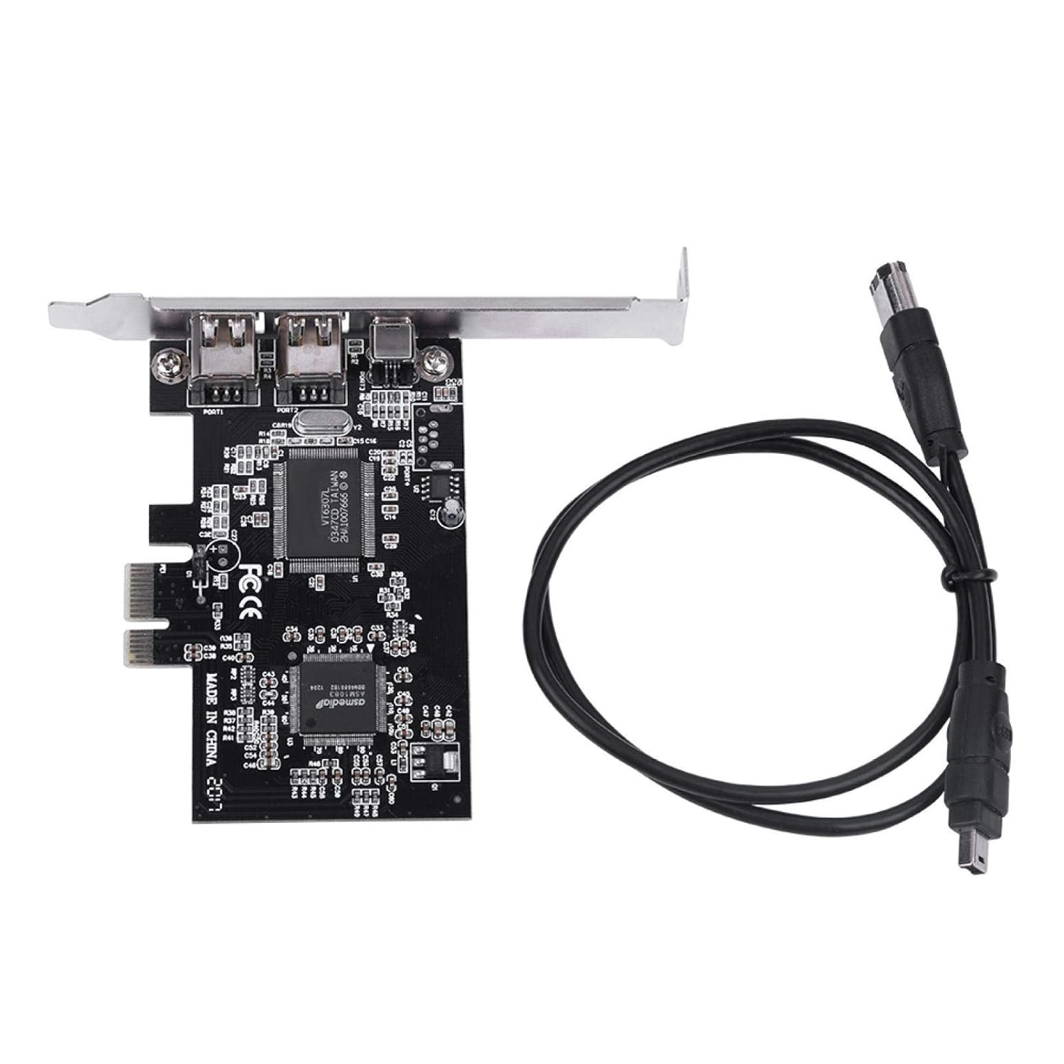 800Mbps Pci-E Express Card, 1394A Ieee 1394B Controller Card With Firewire Cable