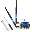 Pcie Wifi 6E Card Bluetooth 5.2 Ax 5400 Mbps Ax210 Tri-Band 6Ghz/5.8Ghz/2.4Ghz P