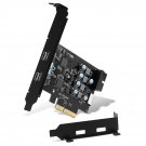 Usb C Pcie Expansion Card Superspeed 10Gbps With 2 Usb C And 2 Internal Port(Typ