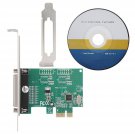 Lpt Printer To Pci-E Parallel Printer Card, Parallel Port Db25 Express Card Conv