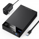 UGREEN External Hard Drive Enclosure for 3.5 2.5 Inch SATA SSD HDD USB 3.0 to SA