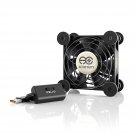 AC Infinity MULTIFAN S1, Quiet 80mm USB Fan, UL-Certified for Receiver DVR Plays