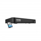 H.265+ 5Mp Lite 8 Channel Cctv Dvr Recorder With Hard Drive 1Tb, Remote Access,