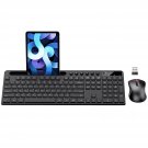 Wireless Keyboard And Mouse Combo, 2.4G Ergonomic Wireless Computer Keyboard Wit