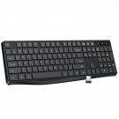 Mk98 Wireless Keyboard, 2.4G Ergonomic Wireless Computer Keyboard, Enlarged Indi