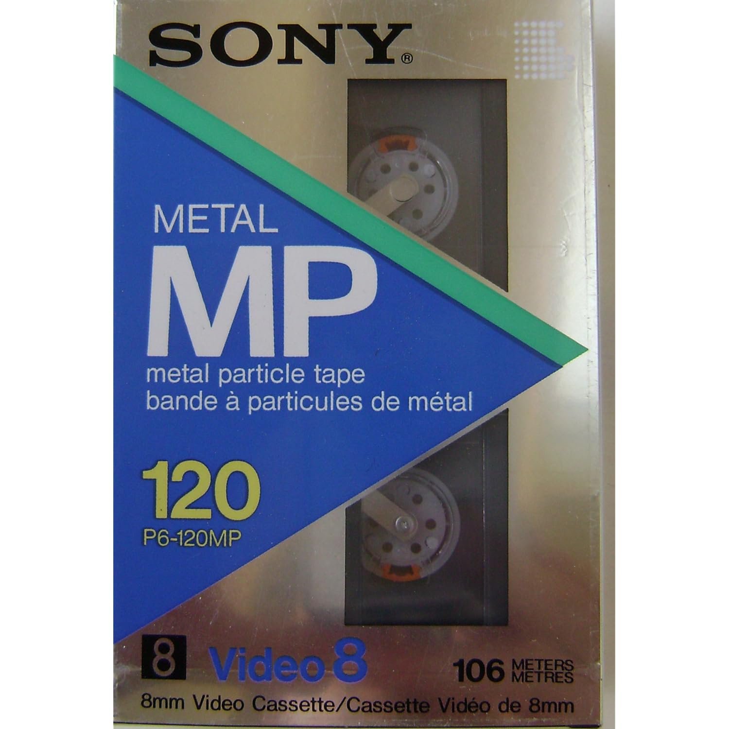 Mp120 8mm Video Cassette Player Sony Camcorder Cassettes 120