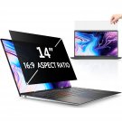 14 Inch Laptop Privacy Screen For 16:9 Computer Monitor, Anti Glare Blue Light F