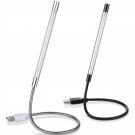 2 Pieces Usb Led Light Usb Light For Laptop Keyboard Light Gooseneck Light Compu