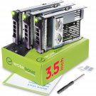 3-Pack - 3.5 Inch Hard Drive Caddy With 2.5 Inch Hdd Adapter - Compatible For De