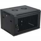 6U Wall Mount Server Cabinet Network Rack Vented Enclosure Locking Door By