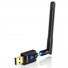 Ac600M Usb Wifi Adapter For Pc, Wireless Usb Network Adapters Dual Band 2.4G/5.8