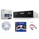 ASUS 16X -BW-16D1HT Internal Blu-ray Burner Bundle with 100GB Verbatim M-Disc BD