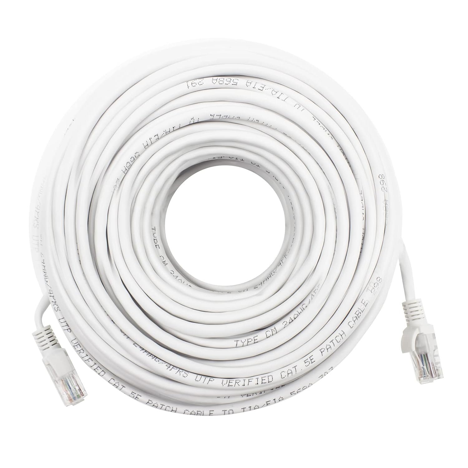 Cat5E Internet Network Lan Cable,100Ft Cat5E Ethernet Cable,Rj45 Gigabit Network