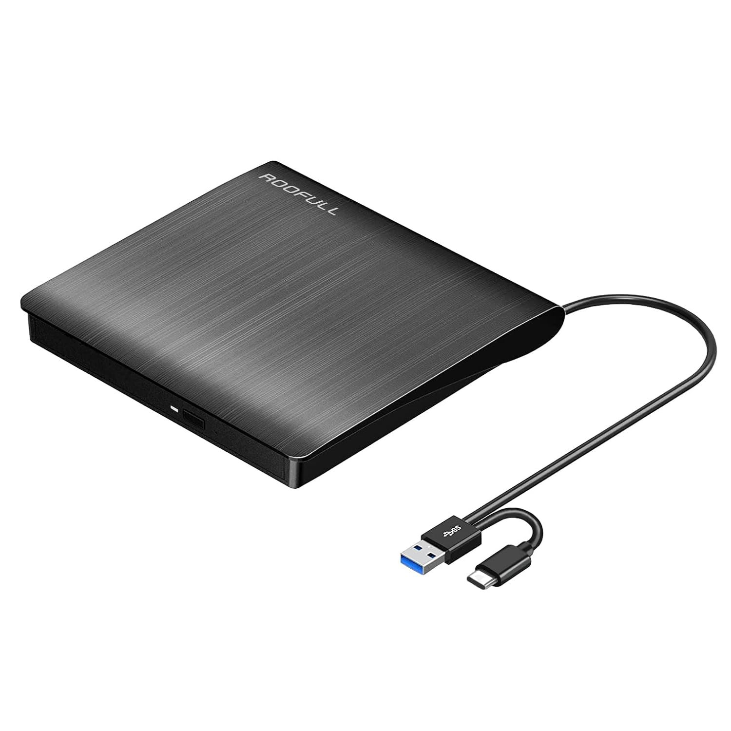 External Cd Dvd +/-Rw Drive Usb 3.0 & Usb-C Premium Cd Dvd Rom Optical Disk Driv